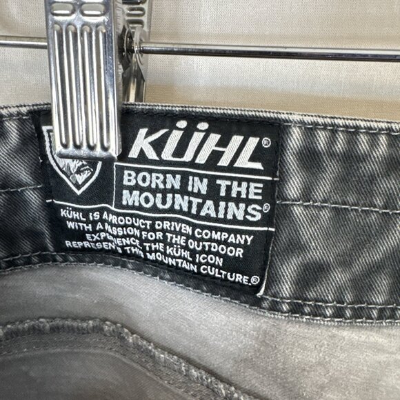 KUHL Rydr Men’s 36x32 Gray Pants Vintage Patina Dye Articulated Knees - Picture 6 of 9